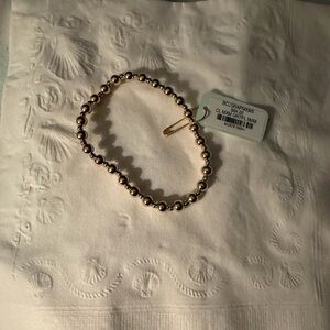 Enewton CL Mxm 5mm grateful Gold Beaded Bracelet NWT